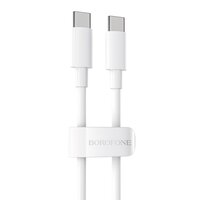 BOROFONE BX44 High-Energy 100W Data en Oplaadkabel USB-C 2M Wit