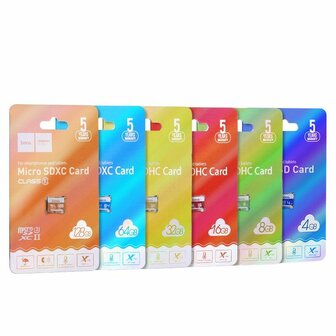 Hoco Micro SD XC 64GB Geheugenkaart Class 10 - 95MB/s