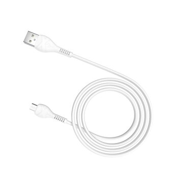 HOCO X37 Cool Power Data en Oplaadkabel Micro-USB 1M Wit