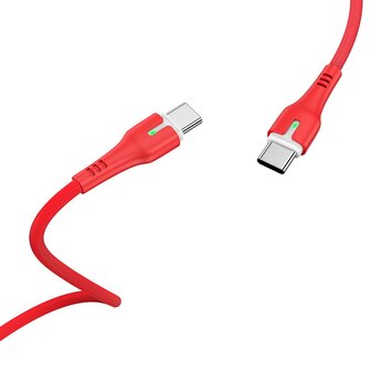 HOCO X45 Surplus PD Data en Oplaadkabel USB-C 1.8M Rood