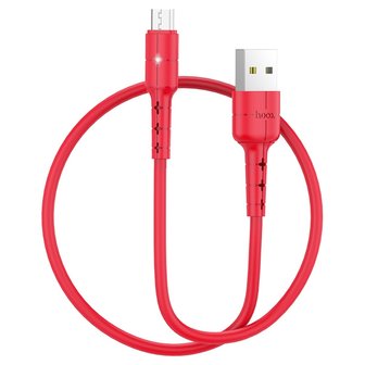 HOCO X30 Star Data en Oplaadkabel Micro-USB 1M Rood