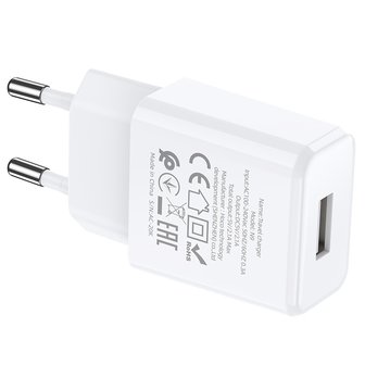 HOCO N9 Especial Oplader + USB-C Kabel Wit