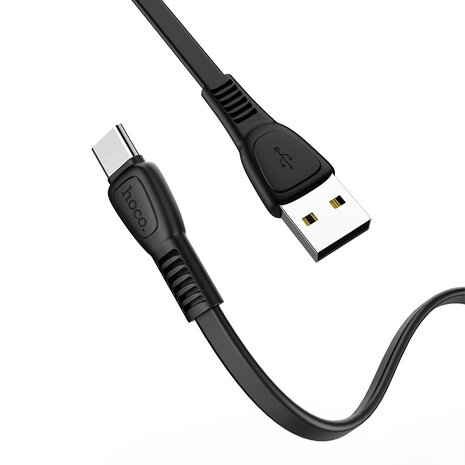 HOCO X40 Noah Data en Oplaadkabel USB-C 1M Zwart