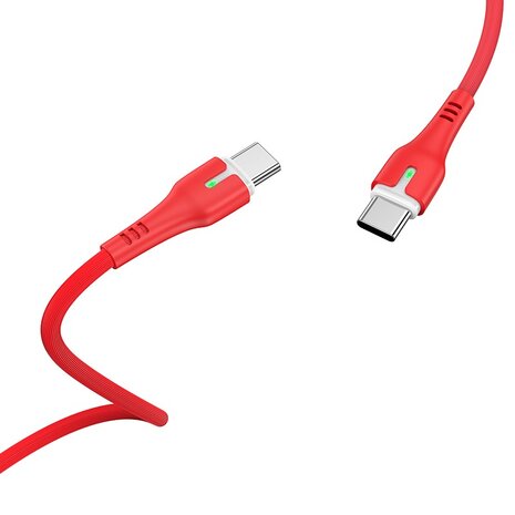 HOCO X45 Surplus PD Data en Oplaadkabel USB-C 1.8M Rood