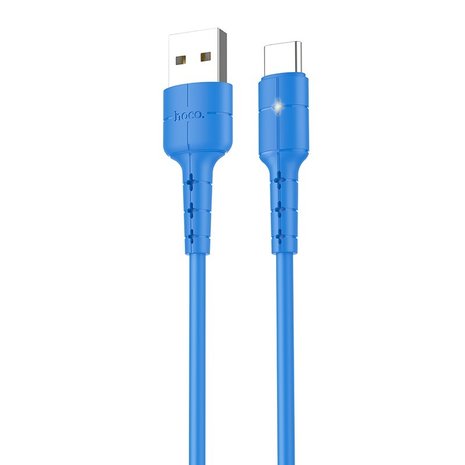 HOCO X30 Star Data en Oplaadkabel USB-C 1M Blauw