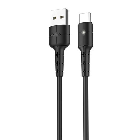 HOCO X30 Star Data en Oplaadkabel USB-C 1M Zwart