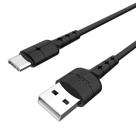 HOCO X30 Star Data en Oplaadkabel USB-C 1M Zwart