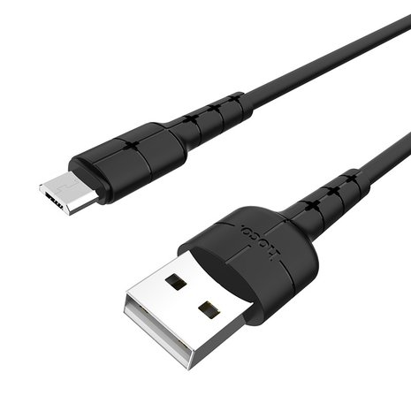 HOCO X30 Star Data en Oplaadkabel Micro-USB 1M Zwart