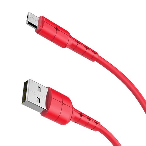 HOCO X30 Star Data en Oplaadkabel Micro-USB 1M Rood