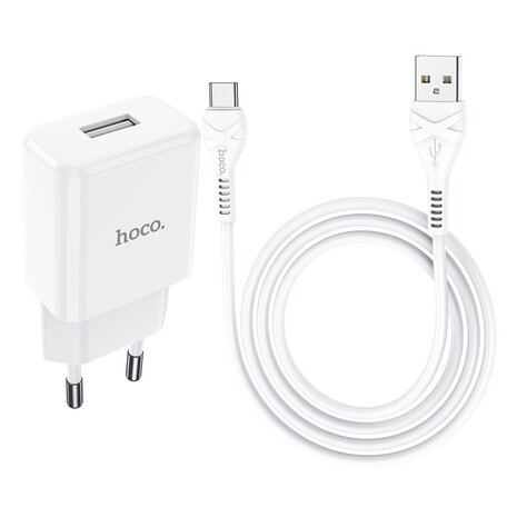 HOCO N9 Especial Oplader + USB-C Kabel Wit